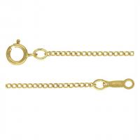 Gold naplněné Chain Necklace, 14K plněné zlatem, unisex & různé velikosti pro výběr, zlatý, Prodáno By PC