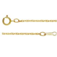 gold-gefüllt Kette Halskette, 14K goldgefüllt, unisex & verschiedene Größen vorhanden, goldfarben, verkauft von PC