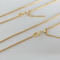 Медно-золото Ожерелье и Браслет, 14K позолоченный, Мужская & разный размер для выбора, Золотой, продается PC