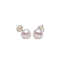 Boucles d'oreilles en perles d'eau douce, perle d'eau douce cultivée, Rond, normes différentes pour le choix & pour femme, plus de couleurs à choisir, Vendu par paire