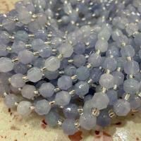 aigue-marine goutte, avec perles de rocaille en verre, Rond, DIY & normes différentes pour le choix & facettes, bleu ciel, Vendu par Environ 14.96 pouce brin