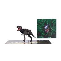 Paper 3D Greeting Card, Dinosaur, handmade, Foldable & 3D effect, 150x150mm, Sold By PC