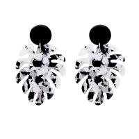 Acrylic Jewelry Earring Acetate fashion jewelry & for woman Sold By Pair