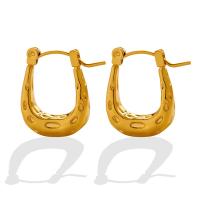 Titan Stahl Ohrring, Titanstahl, für Frau, keine, 14x18mm, verkauft von Paar