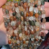Perles bijoux en pierres gemmes, pierre gemme, pepite, DIY & différents matériaux pour le choix, plus de couleurs à choisir, 6x8mm, Vendu par Environ 14.96 pouce brin