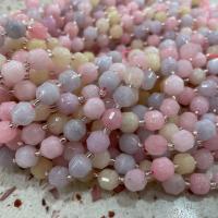 Morganite Beads with Glass Seed Beads Lantern DIY & faceted mixed colors Sold Per Approx 14.96 Inch Strand