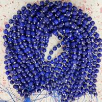 Natural Lapis Lazuli Beads with Glass Seed Beads Lantern DIY & faceted blue Sold Per Approx 14.96 Inch Strand