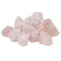 Rose Quartz Σύμπλεγμα χαλαζία, Χρώμα AB επιχρυσωμένο, φυσικό, ροζ, 30-50mm, Sold Με PC