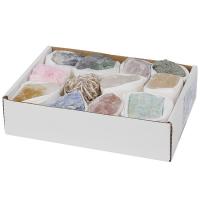 Полудрагоценный камень Декоративные украшения, разный размер для выбора, разноцветный, продается Box
