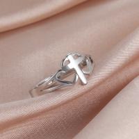Stainless Steel Finger Ring 304 Stainless Steel Vacuum Ion Plating fashion jewelry & for woman 9.5*25mm 2.5*1mm Sold By PC