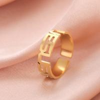 Stainless Steel Finger Ring 304 Stainless Steel Vacuum Ion Plating fashion jewelry & Unisex Sold By PC