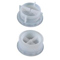 DIY Epoxy Mold Set, Silicone, 2 pieces, white, Sold By Set
