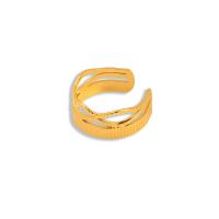 Titan Edelstahl Ringe, Titanstahl, Modeschmuck & hohl, keine, 9.5mm,18.7mm, verkauft von PC
