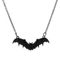 Zinc Alloy Necklace with 1.97inch extender chain Bat plated Halloween Design & fashion jewelry & Halloween Jewelry Gift & for woman nickel lead & cadmium free Length Approx 18.11 Inch Sold By PC