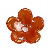 Plated Acrylic Beads Flower colorful plated DIY 17mm Approx Sold By Bag