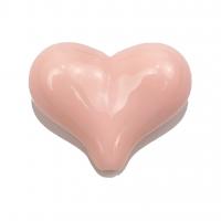 Jelly Style Akryl perler, Heart, sprøjtestøbning, du kan DIY, flere farver til valg, 17x22mm, Ca. 260pc'er/Bag, Solgt af Bag