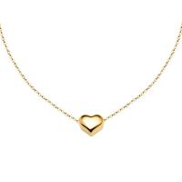 Titanium Steel Necklace, with 5cm extender chain, Heart, Vacuum Ion Plating, for woman, more colors for choice, 10x7mm, Length:Approx 40 cm, Sold By PC