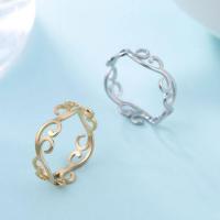 Prst prsten z nerezové oceli, 304 Stainless Steel, módní šperky & různé velikosti pro výběr & pro ženy, více barev na výběr, Prodáno By PC