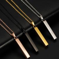 Stainless Steel Jewelry Necklace 304 Stainless Steel with 1.97inch extender chain Vacuum Ion Plating fashion jewelry & Unisex Sold Per Approx 17.72 Inch Strand