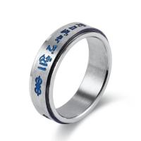 Titantium Steel Finger Ring, Titanium Steel, galvanizált, Állítható & különböző stílusokat a választás & mikro egyengetni cirkónia & a nő, több színt a választás, Által értékesített PC