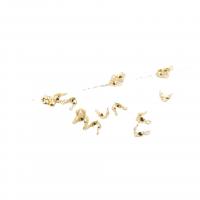Brass Ball Chain Connector 14K gold plated DIY nickel lead & cadmium free Sold By PC