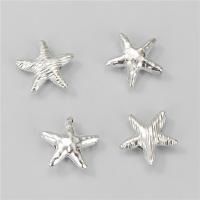 925 Sterling Silver Beads, Starfish, DIY & different styles for choice, silver color, 19.50mm, Hole:Approx 1.5mm, Sold By PC