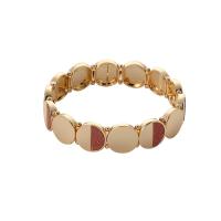 Bijoux de bracelet en alliage de zinc, Rond, bijoux de mode & pour femme, deux couleurs différentes, 14x14mm, Diamètre intérieur:Environ 60mm, Vendu par PC