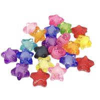 Bead in Bead Acrylic Beads Star stoving varnish DIY mixed colors Sold By Bag