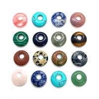 Gemstone Pendants Jewelry Donut DIY Approx 6mm Sold By PC