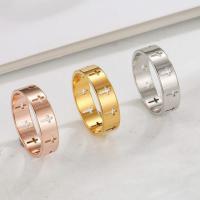 Prst prsten z nerezové oceli, 304 Stainless Steel, módní šperky & unisex & různé velikosti pro výběr, více barev na výběr, 5.50x1mm, Prodáno By PC