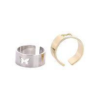 Couple Finger Rings, Brass, plated, Adjustable & fashion jewelry & different size for choice, more colors for choice, Sold By PC