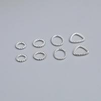 925 Sterling Silver Washer, polished, DIY & different size for choice, silver color, Sold By PC