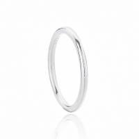 Solidny srebrny pierścień, Srebro 925, Platerowane w kolorze platyny, różnej wielkości do wyboru & dla kobiety, sprzedane przez PC
