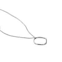 Collares de Plata Esterlina, plata de ley 925, con 1.96 inch extender cadena, chapado, para mujer, más colores para la opción, longitud aproximado 15.74 Inch, Vendido por UD