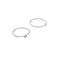 Solidny srebrny pierścień, Srebro 925, Platerowane w kolorze platyny, różne style do wyboru & dla kobiety & z kamieniem, rozmiar:12, sprzedane przez PC