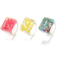 Acrylic Finger Ring with Resin fashion jewelry & for woman 20mm Sold By PC