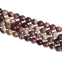 Plum Blossom Tourmaline Beads, Round, polished, DIY & different size for choice, mixed colors, Sold Per Approx 14.96 Inch Strand