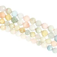 Morganit Perle, rund, poliert, DIY & verschiedene Größen vorhanden & facettierte, gemischte Farben, verkauft per ca. 14.96 ZollInch Strang