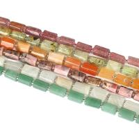 Perles bijoux en pierres gemmes, pierre gemme, pilier, poli, DIY & différents matériaux pour le choix, plus de couleurs à choisir, 8x11mm, Vendu par Environ 14.96 pouce brin
