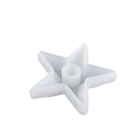 DIY Epoxy Mold Set, Silicone, Star, white, 149x155x37mm, Sold By PC