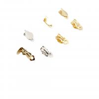 Messing Ohrring Clip, plattiert, DIY & verschiedene Größen vorhanden, keine, frei von Nickel, Blei & Kadmium, verkauft von PC