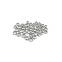 Perlas de acero inoxidable, acero inoxidable 304, Donut, Bricolaje & diverso tamaño para la opción, color original, Vendido por UD