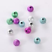 Acrylic Jewelry Beads, Round, DIY & chemical wash, mixed colors, 10mm, Approx 3250PCs/Bag, Sold By Bag