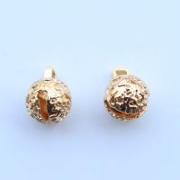 المعلقات مجوهرات النحاس, بالذهب الحقيقي, للجنسين, النيكل والرصاص والكادميوم الحرة, 12mm, تباع بواسطة PC
