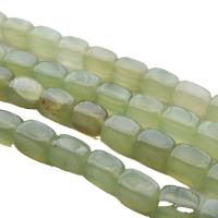 Jade New Mountain Beads Square polished DIY green Approx Sold By Strand
