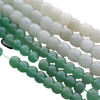 Green Aventurine Beads barrel polished DIY Sold By Strand