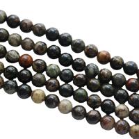 Biotit Perle, rund, poliert, DIY & verschiedene Größen vorhanden, schwarz, verkauft per ca. 39 cm Strang