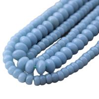 Angelite Beads, Abacus, polished, DIY & different size for choice, blue, Sold Per Approx 39 cm Strand