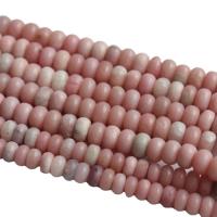 Pink Opal Bead, Abacus, poleret, du kan DIY & forskellig størrelse for valg, lyserød, Solgt Per Ca. 39 cm Strand