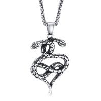 Stainless Steel Jewelry Necklace 304 Stainless Steel Snake fashion jewelry & for man original color Length Approx 24 Inch Sold By PC